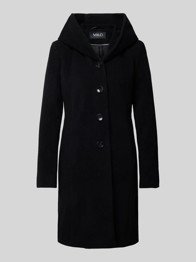 Peek & Cloppenburg Milo CoatsMantel mit Kapuze Modell 'Bella' in black Preisnachlass