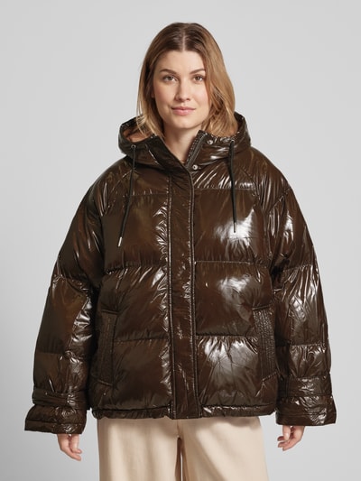 Peek & Cloppenburg LOLLYS LAUNDRYSteppjacke mit Stehkragen Modell 'Sehlby' in khaki Black Friday