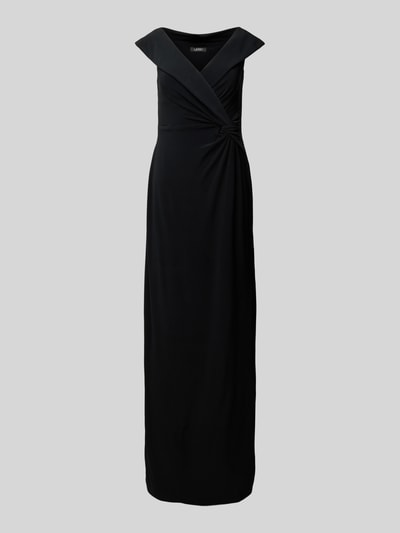 Peek & Cloppenburg Lauren Ralph LaurenAbendkleid mit Knotendetail Modell 'LEONIDAS' in black Osterangebot