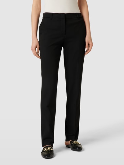 Peek & Cloppenburg Christian Berg Woman SelectionStoffhose mit Bügelfalten in black Heißer Verkauf