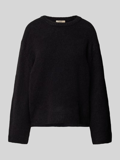 Peek & Cloppenburg Gina TricotStrickpullover mit Rundhalsausschnitt in black Blitzangebot