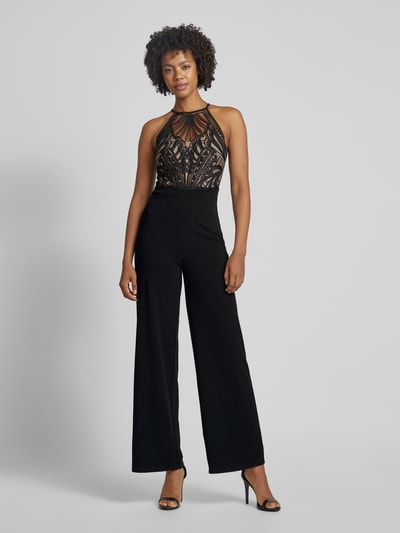 Peek & Cloppenburg LipsyJumpsuit mit Spitzenbesatz in black Neuheiten