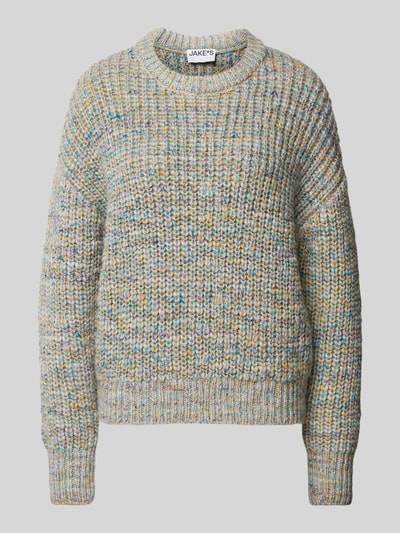 Peek & Cloppenburg Jake*s CasualStrickpullover mit überschnittenen Schultern in bleu VIP-Rabatte