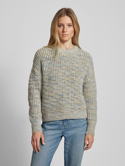 Peek & Cloppenburg Jake*s CasualStrickpullover mit überschnittenen Schultern in bleu VIP-Rabatte