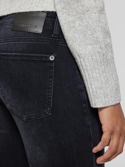 Peek & Cloppenburg CambioFlared Jeans mit Gürtelschlaufen Modell 'TESS' in anthrazit melange Kostenlose Rückgabe