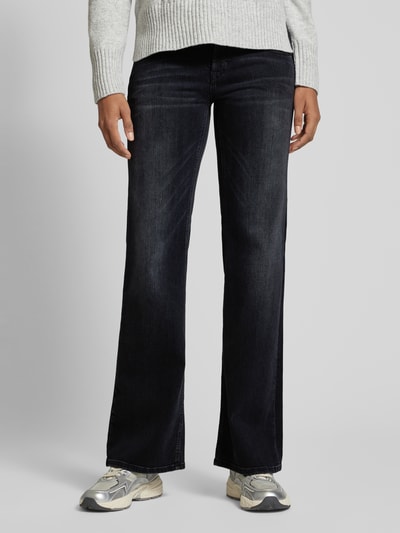Peek & Cloppenburg CambioFlared Jeans mit Gürtelschlaufen Modell 'TESS' in anthrazit melange Kostenlose Rückgabe
