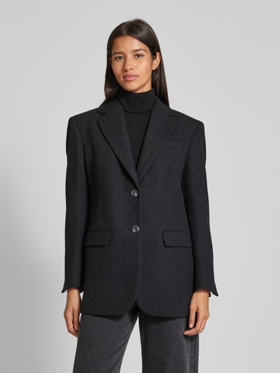 Peek & Cloppenburg Jake*s CasualBlazer mit Reverskragen in dunkelgrau melange Letzte 3 Tage