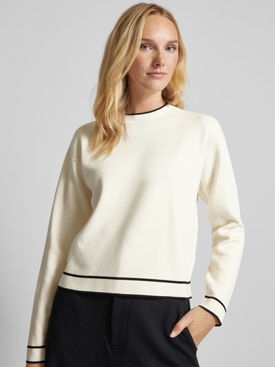 Peek & Cloppenburg MangoPullover mit Rundhalsausschnitt Modell 'COMO' in offwhite Neueste Stile
