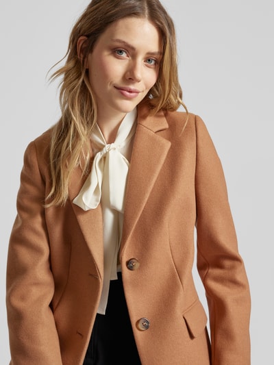 Peek & Cloppenburg Christian Berg Woman SelectionMantel mit Reverskragen in hellbraun Zeitbegrenzte Promotion