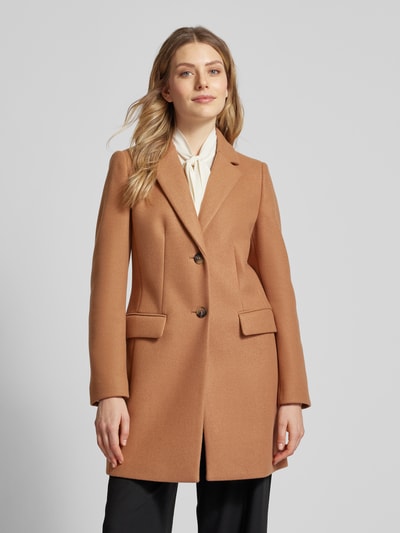 Peek & Cloppenburg Christian Berg Woman SelectionMantel mit Reverskragen in hellbraun Zeitbegrenzte Promotion