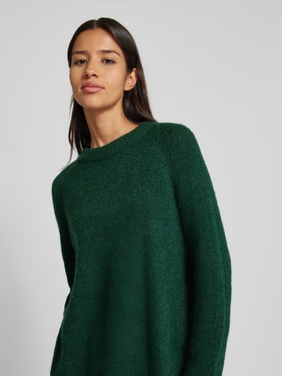 Peek & Cloppenburg MSCH CopenhagenOversized Strickpullover mit Rundhalsausschnitt Modell 'Lessine' in dunkelgruen Bis zu 65% Rabatt
