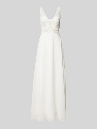 Peek & Cloppenburg LaonaBrautkleid mit floralem Spitzenbesatz in weiss Nur für heute