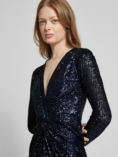 Peek & Cloppenburg SISTAGLAMAbendkleid mit Paillettenbesatz in marine Super Rabatt