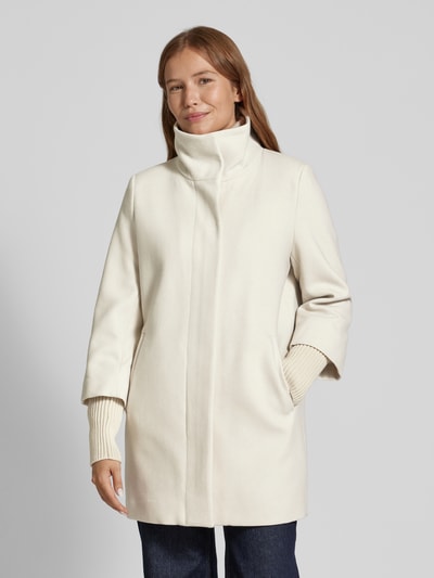 Peek & Cloppenburg Christian Berg Woman SelectionMantel mit Stehkragen in offwhite 50% Rabatt mit kostenlosem Versand