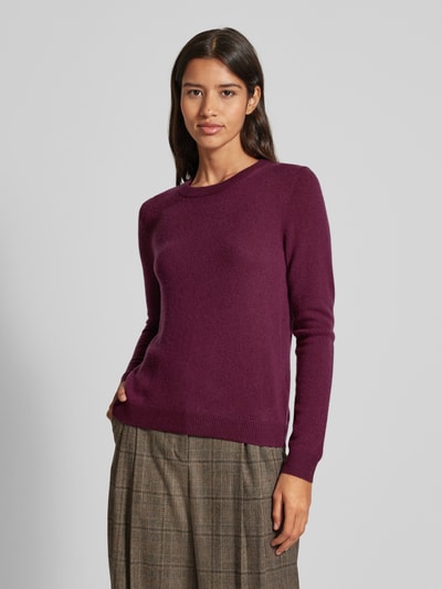 Peek & Cloppenburg Christian Berg WomanStrickpullover mit Strukturmuster in bordeaux Clearance-Verkauf