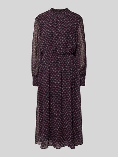 Peek & Cloppenburg Jake*s CollectionMidikleid mit Bindegürtel in dunkelblau 50% Rabatt für begrenzte Zeit
