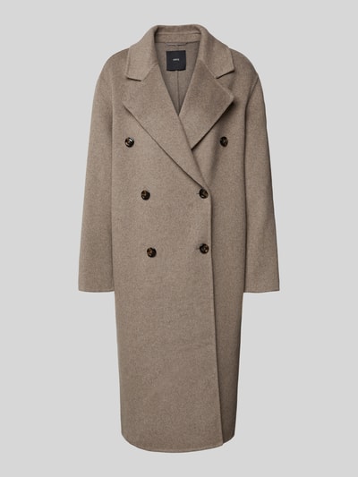Peek & Cloppenburg MangoWollmantel mit Reverskragen Modell 'PICAROL' in mittelbraun Rabatte dieses Monats