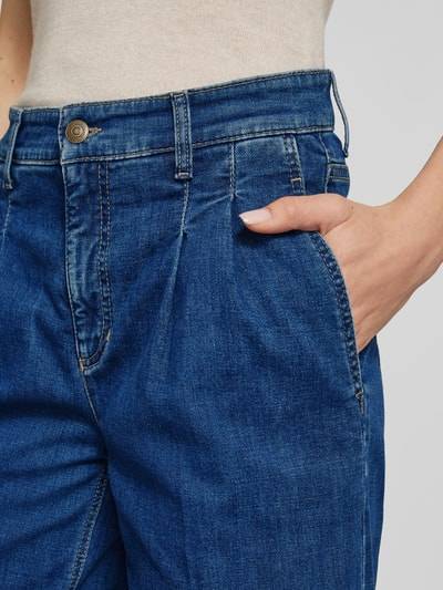 Peek & Cloppenburg CambioJeans mit Gesäßtaschen Modell 'ALMA' in dunkelblau Auslauf