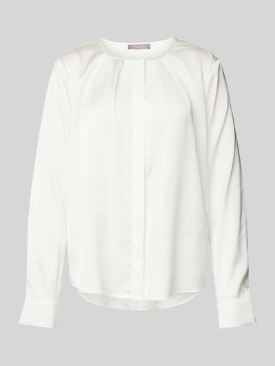Peek & Cloppenburg Christian Berg Woman SelectionRegular Fit Bluse mit verdeckter Knopfleiste in ecru Angebote