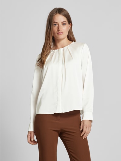 Peek & Cloppenburg Christian Berg Woman SelectionRegular Fit Bluse mit verdeckter Knopfleiste in ecru Angebote