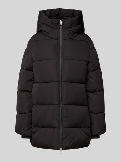Peek & Cloppenburg MangoSteppmantel mit Zweiwege-Reißverschluss Modell 'TOKYO' in black Fabrikverkauf