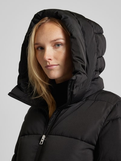 Peek & Cloppenburg MangoSteppmantel mit Zweiwege-Reißverschluss Modell 'TOKYO' in black Fabrikverkauf
