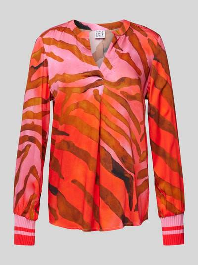 Peek & Cloppenburg Emily Van den BerghRegular Fit Bluse mit V-Ausschnitt in pink Meist gekauft