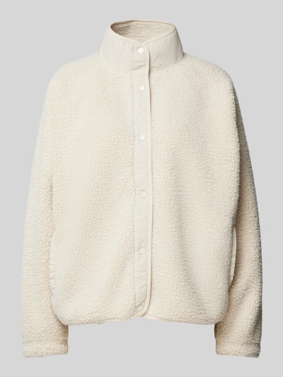 Peek & Cloppenburg Jake*s CasualSweatjacke mit Teddyfell in ecru Kostenloser Versand