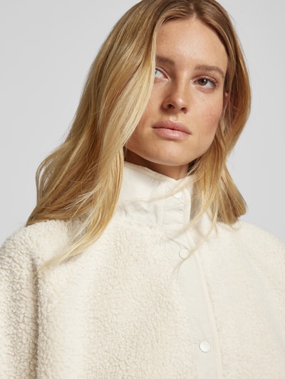 Peek & Cloppenburg Jake*s CasualSweatjacke mit Teddyfell in ecru Kostenloser Versand