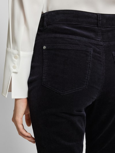 Peek & Cloppenburg Christian Berg WomanRegular Fit Cordhose im 5-Pocket-Design in dunkelblau Fabrikpreis
