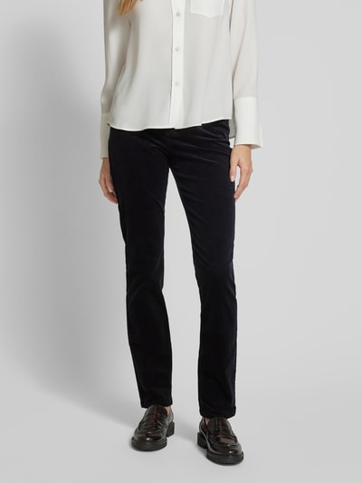 Peek & Cloppenburg Christian Berg WomanRegular Fit Cordhose im 5-Pocket-Design in dunkelblau Fabrikpreis