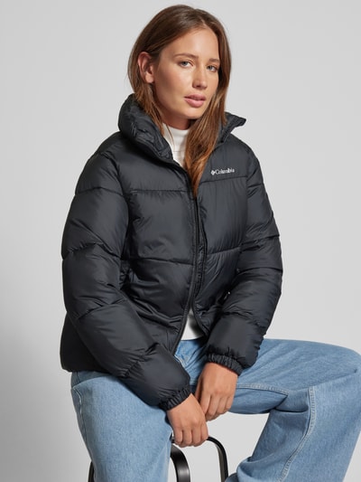 Peek & Cloppenburg COLUMBIASteppjacke mit Label-Print Modell Puffect in black Sonderangebot