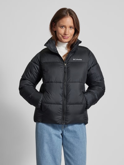 Peek & Cloppenburg COLUMBIASteppjacke mit Label-Print Modell Puffect in black Sonderangebot