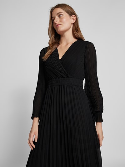 Peek & Cloppenburg Jake*s CollectionMidikleid mit V-Ausschnitt in black Günstig kaufen