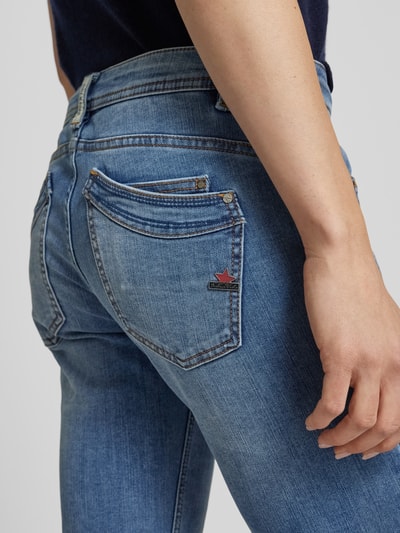 Peek & Cloppenburg Buena VistaSlim Fit Jeans mit 5-Pocket-Design Modell 'Malibu' in blau Begrenztes Angebot