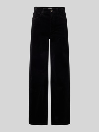 Peek & Cloppenburg Marc O'Polo DenimWide Leg Cordhose im 5-Pocket-Design in black Exklusivangebot