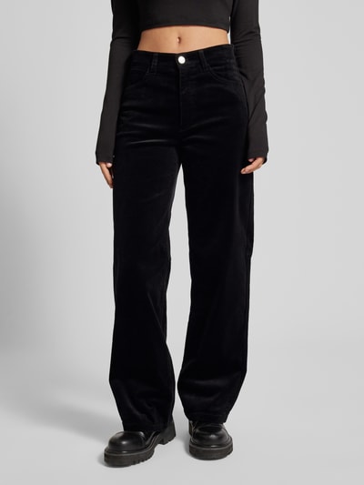Peek & Cloppenburg Marc O'Polo DenimWide Leg Cordhose im 5-Pocket-Design in black Exklusivangebot