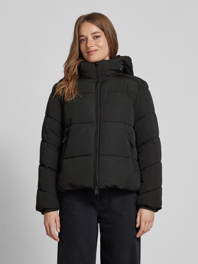Peek & Cloppenburg WITHBLACKSteppjacke mit Kapuze in black Preisnachlass