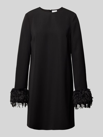 Peek & Cloppenburg Jake*s CollectionKnielanges Kleid mit Rundhalsausschnitt und Kunstfell in black Cyber Monday