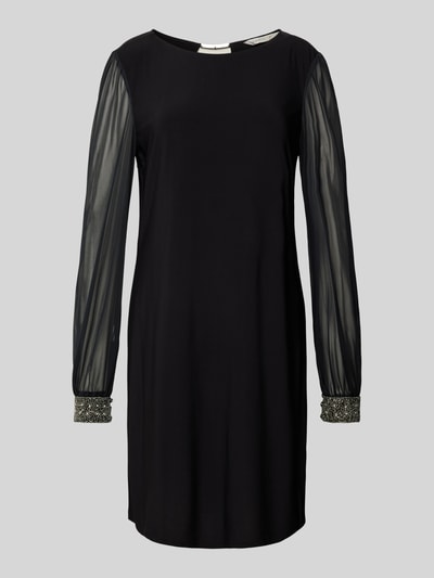 Peek & Cloppenburg ApricotMinikleid mit U-Boot-Ausschnitt in black Weihnachtsangebot
