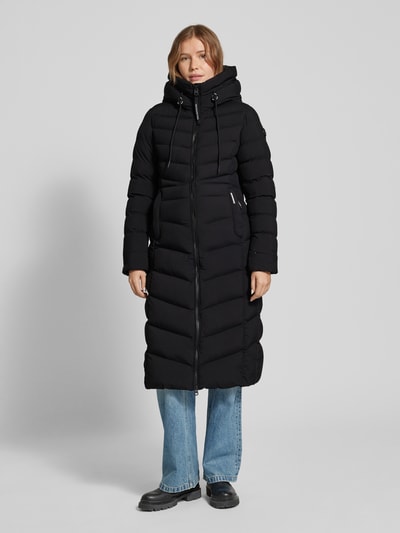 Peek & Cloppenburg khujoSteppmantel mit Zweiwege-Reißverschluss Modell 'INGRAM3 MATT' in black Vatertagsangebot