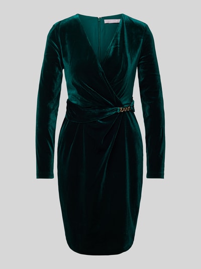 Peek & Cloppenburg Christian Berg CocktailCocktailkleid in Wickel-Optik in dunkelgruen Valentinstagsangebot