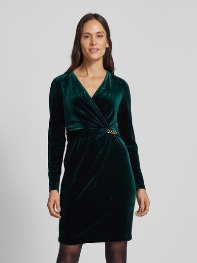 Peek & Cloppenburg Christian Berg CocktailCocktailkleid in Wickel-Optik in dunkelgruen Valentinstagsangebot