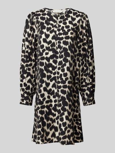 Peek & Cloppenburg MSCH CopenhagenKnielanges Kleid mit Rundhalsausschnitt in beige Jubiläumsangebot