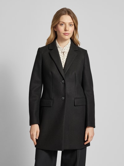 Peek & Cloppenburg Christian Berg Woman SelectionMantel mit Reverskragen in black Blitzangebot