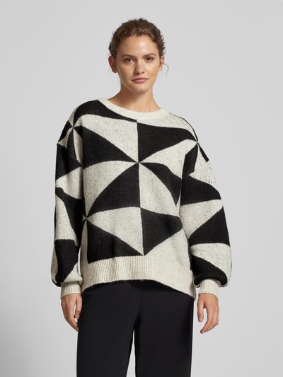 Peek & Cloppenburg OnlyPullover mit Rundhalsausschnitt Modell 'GEORGINA' in offwhite Große Rabatte