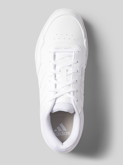 Peek & Cloppenburg ADIDAS SPORTSWEARSneaker im unifarbenen Design Modell 'HOOPS 3.0' in weiss Letzter Tag
