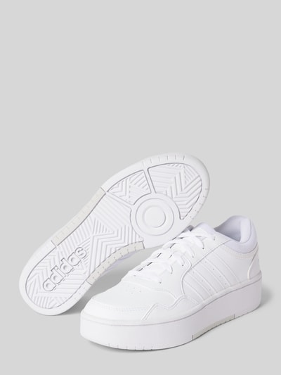 Peek & Cloppenburg ADIDAS SPORTSWEARSneaker im unifarbenen Design Modell 'HOOPS 3.0' in weiss Letzter Tag