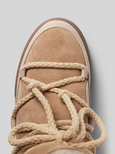 Peek & Cloppenburg INUIKIILederstiefel mit Label-Schriftzug in beige Bis zu 65% Rabatt