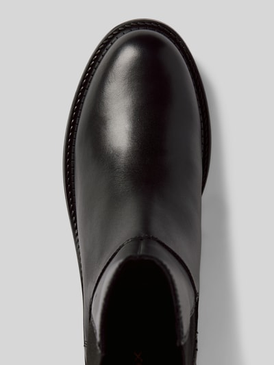 Peek & Cloppenburg GeoxStiefeletten aus Leder-Textil-Mix in black Sonderangebot der Fabrik